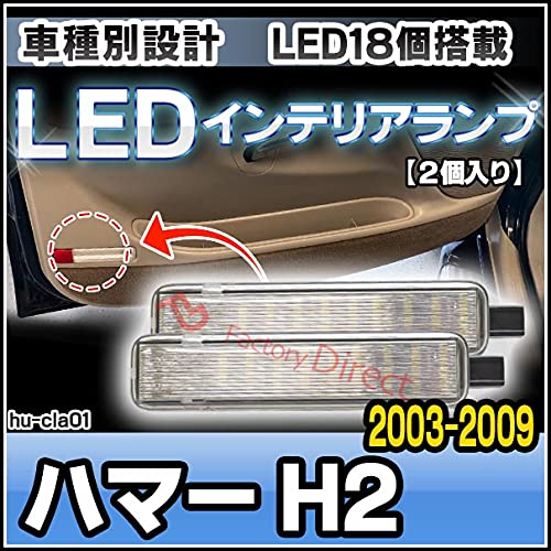 Amazon | ファクトリーダイレクト LEDカーテシランプ ll-hu-cla01 LED